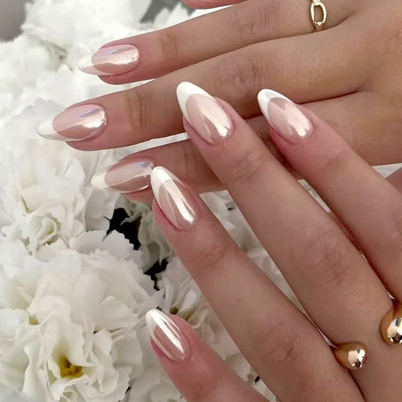 tendências unhas gel claras 2026