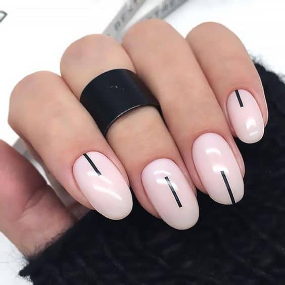 manicure minimalista passo a passo
