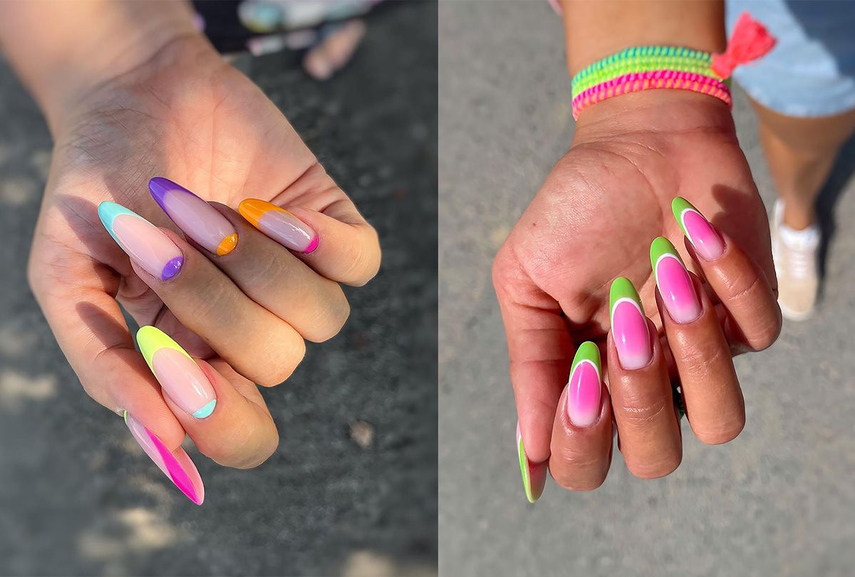 unhas com pedrarias carnaval