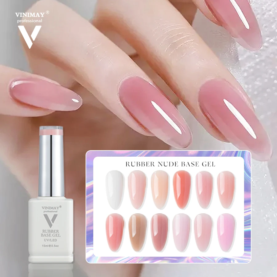 Unhas rosa claro 