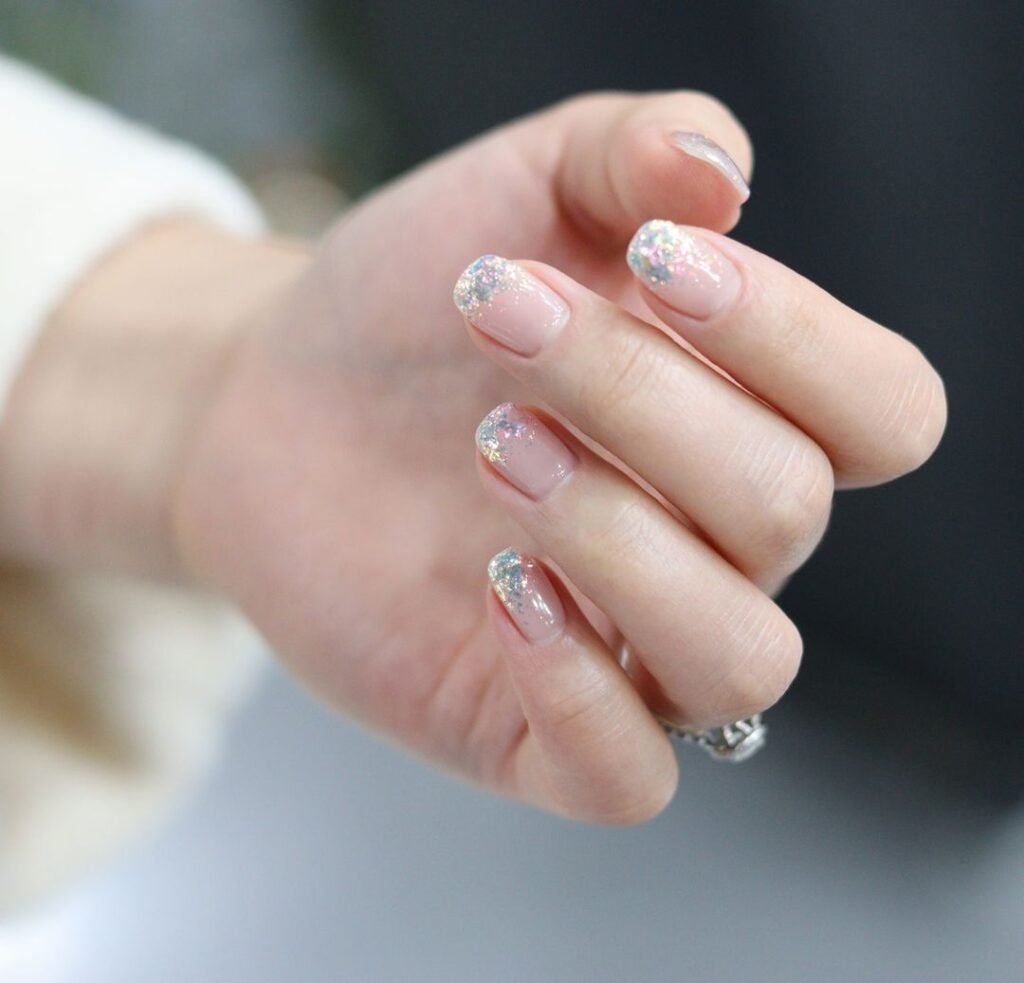 unha transparente natural