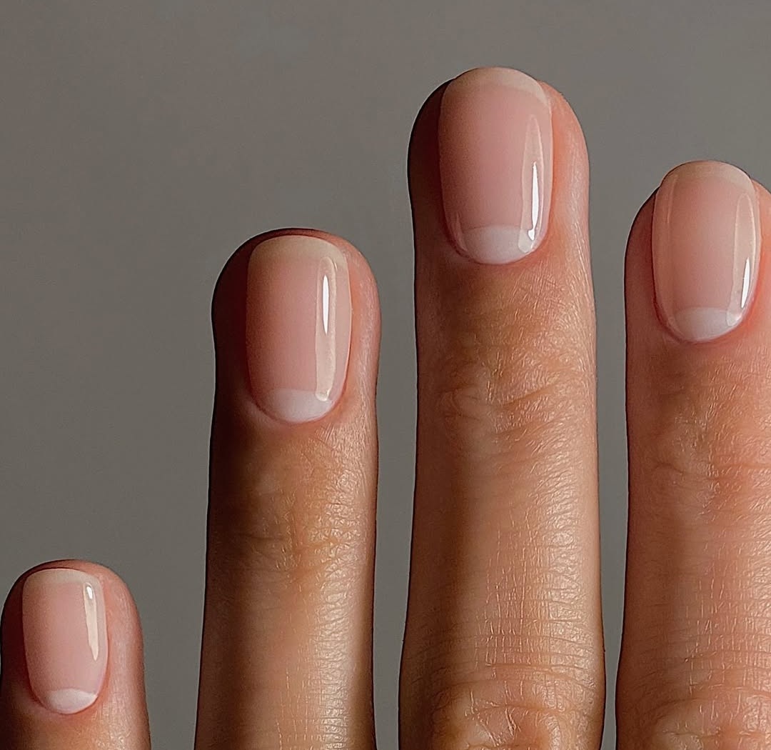 inspiração unhas transparentes naturais