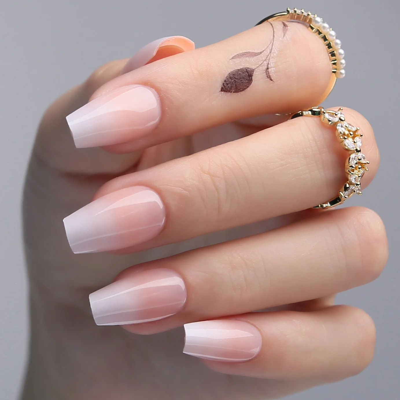inspiração unhas transparentes naturais