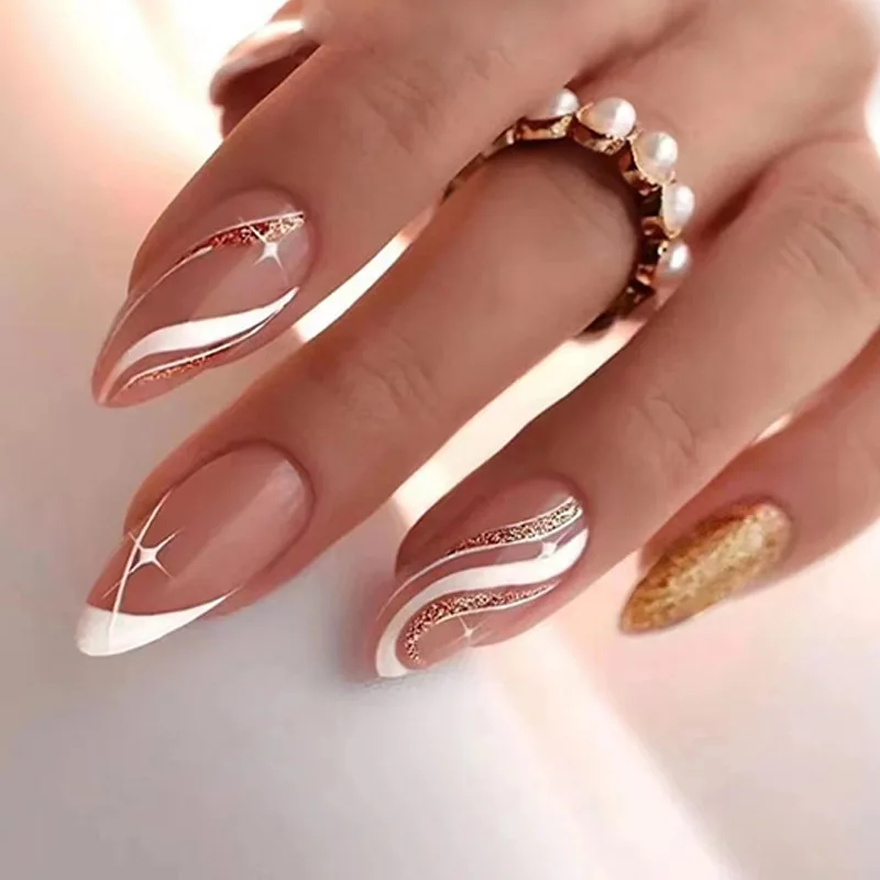 como manter unhas amendoadas perfeitas na virada