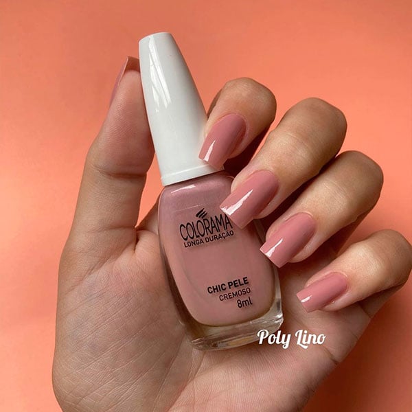 esmalte nude para unhas claras