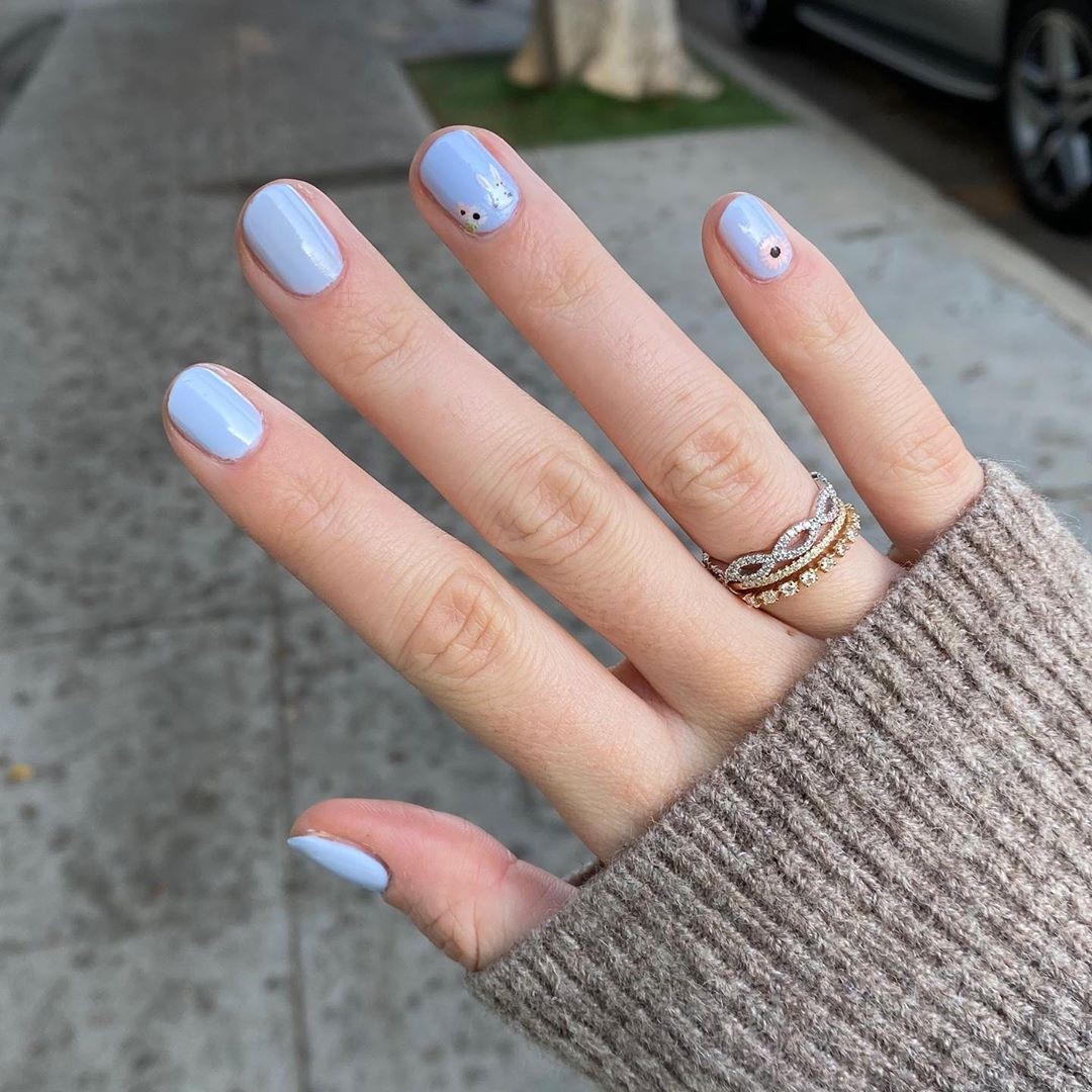 unhas curtas decoradas adesivos