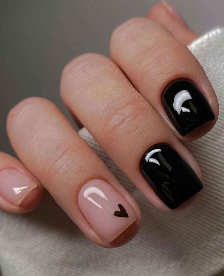 esmalte em gel ou esmalte comum para unhas curtas
