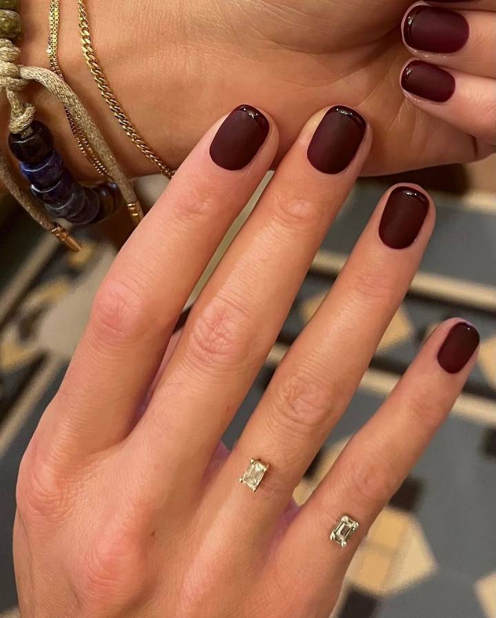unhas curtas elegantes