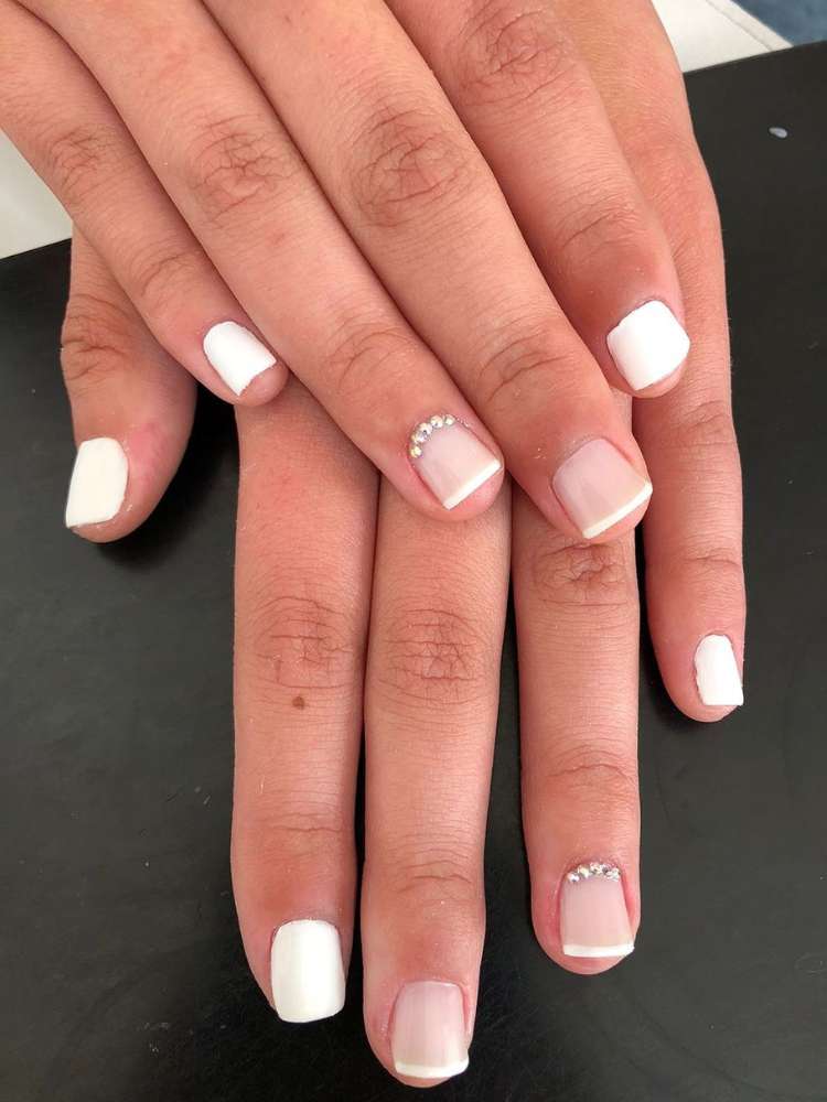unhas curtas elegantes formato squoval passo a passo