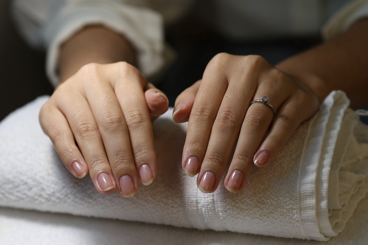 unhas curtas redondas