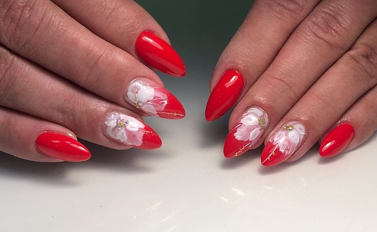 quanto custa fazer unhas de gel decoradas vermelhas