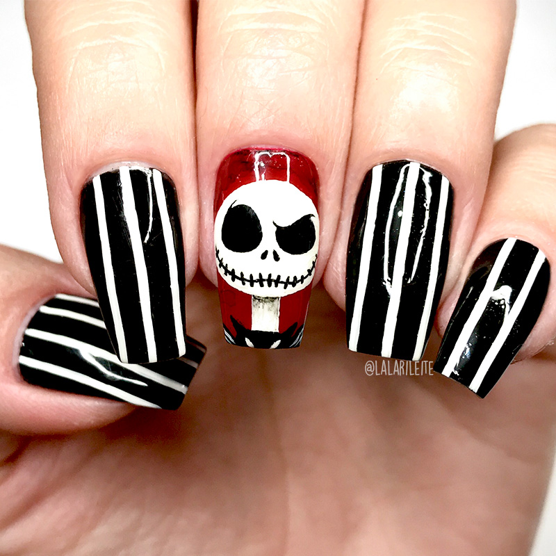 unhas decoradas halloween fáceis