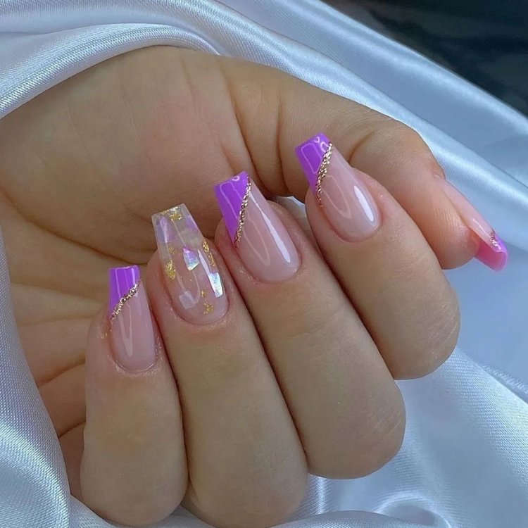 unhas decoradas bailarina