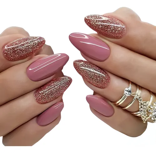Decoração de Unhas Bailarina com Glitter e Pedrarias: Brilho para Ocasiões Especiais