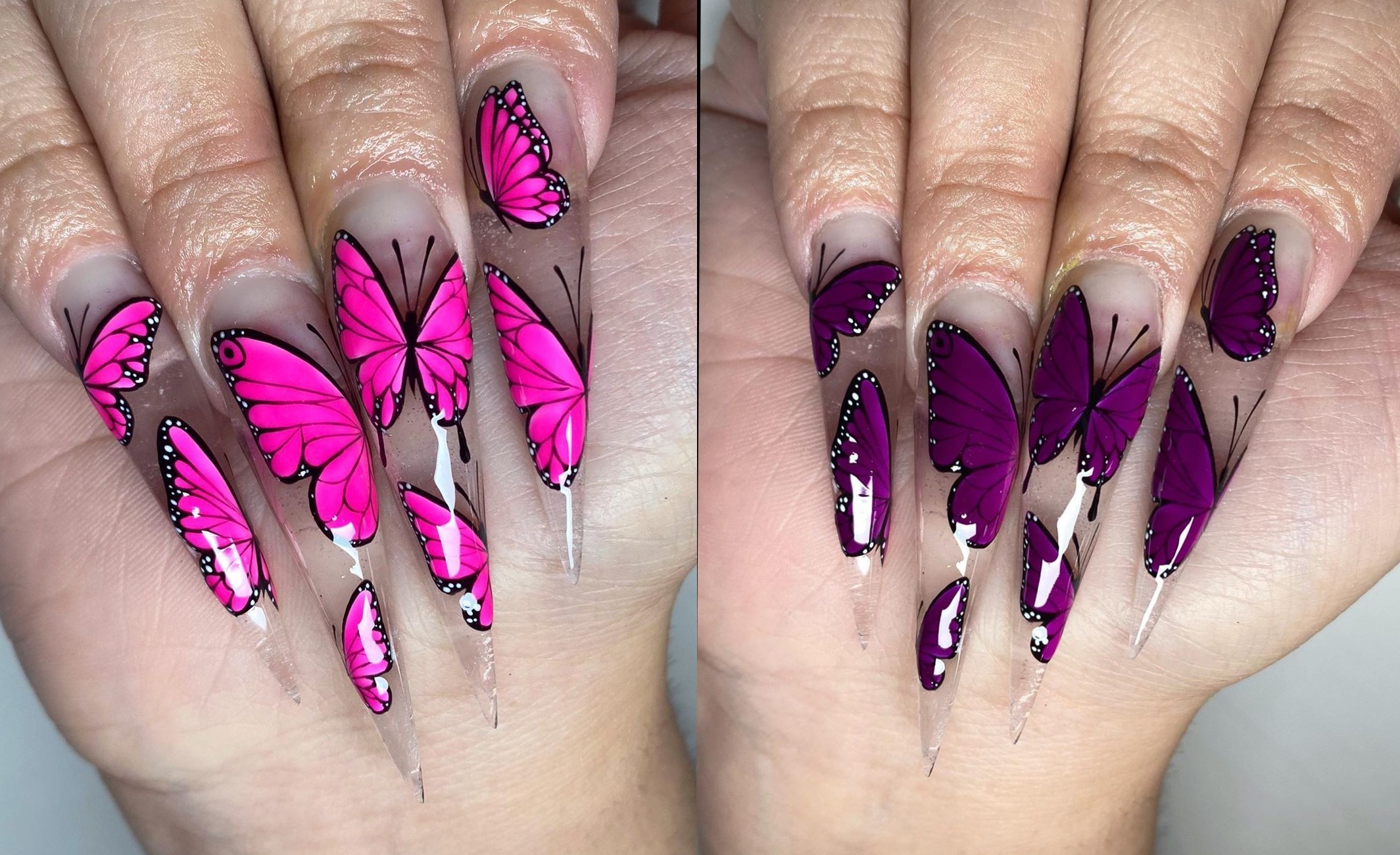 Tendências de Cores 2025/2026 para Unhas Decoradas com Borboletas