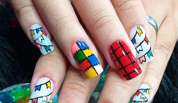 Unhas de Festa Junina para Iniciantes: Passo a Passo Simples
