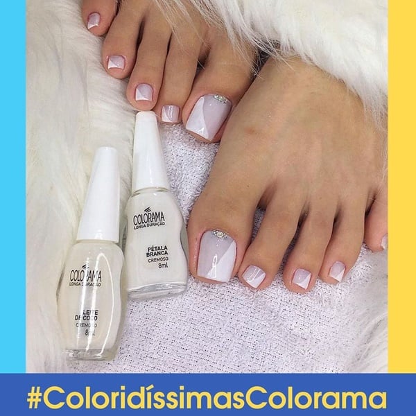 unhas decoradas pés fotos