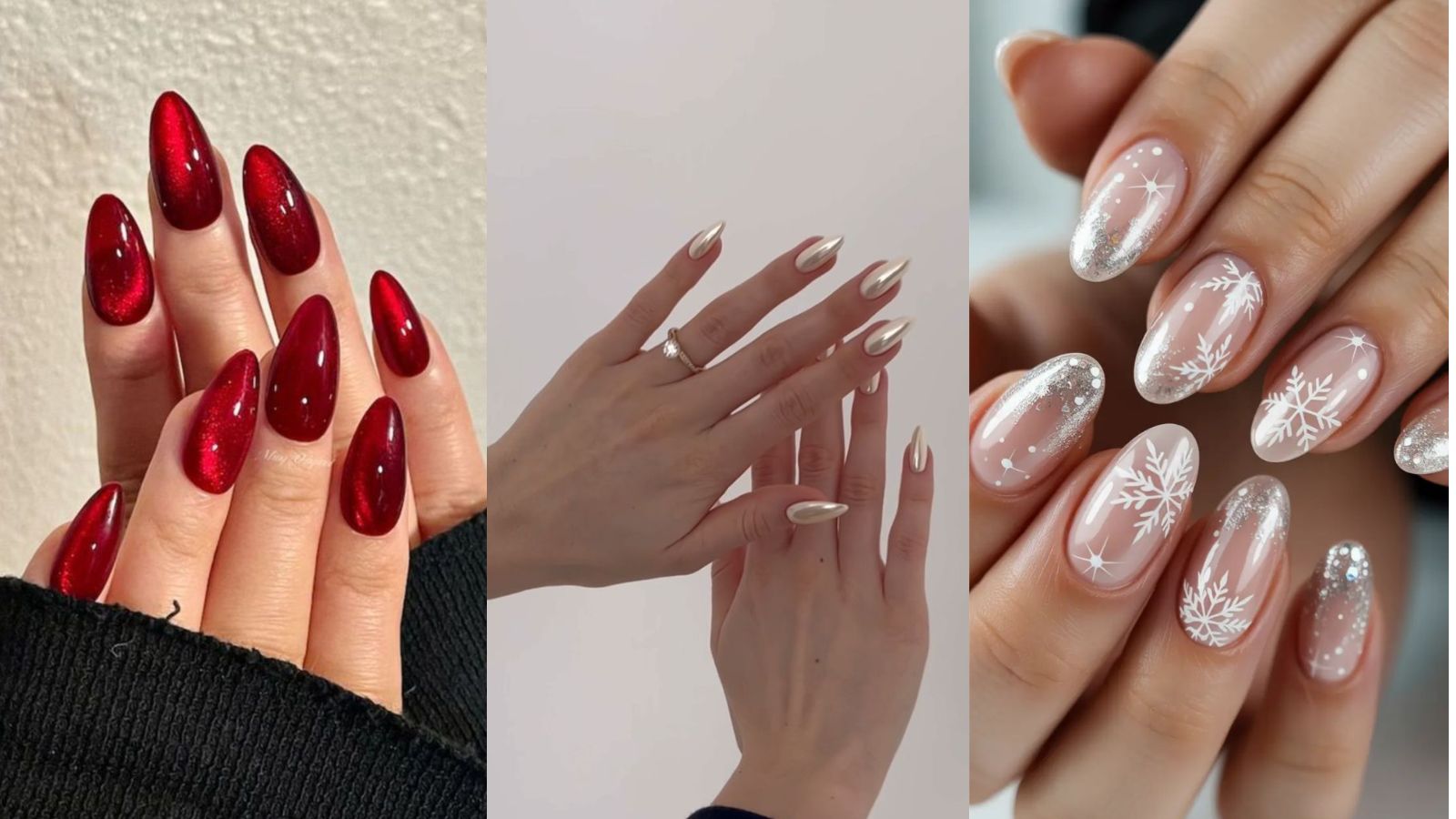 unhas decoradas ano novo minimalistas