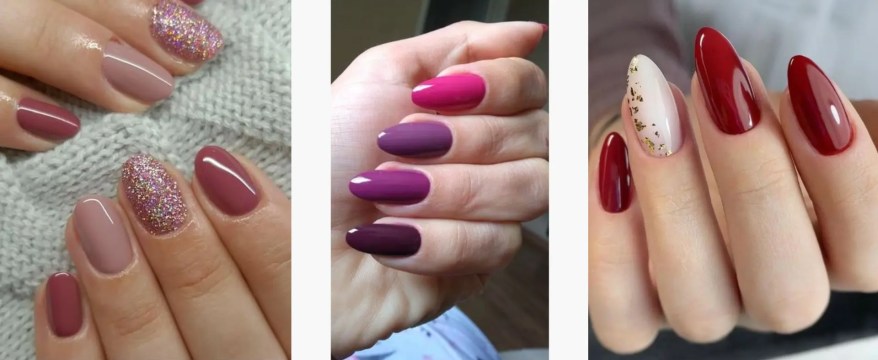 unhas redondas decoradas simples
