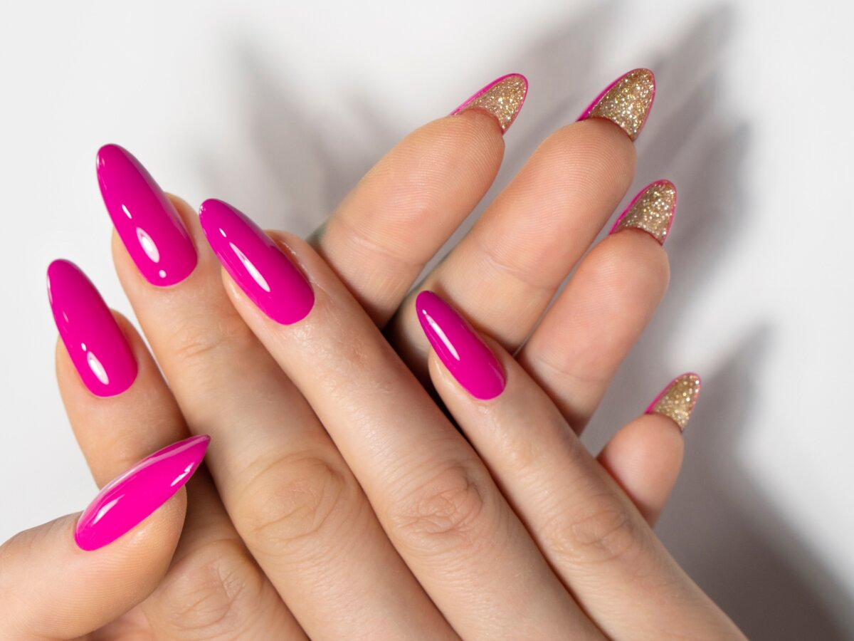 unhas redondas minimalistas