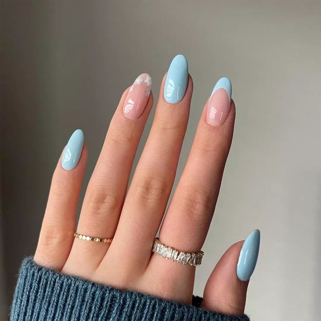 unhas redondas francesinha