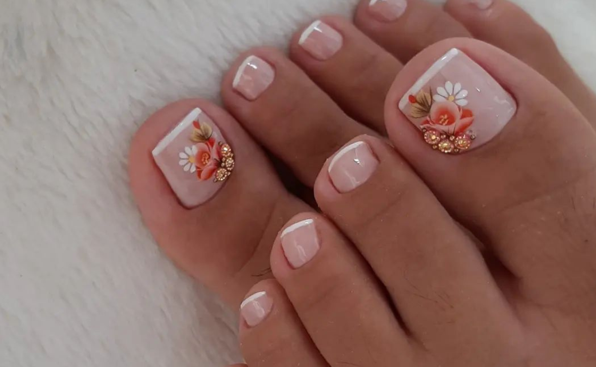 tendências unhas dos pés 2026