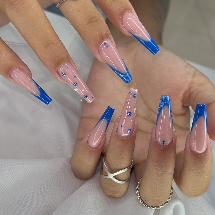 unhas em gel bailarina decoradas