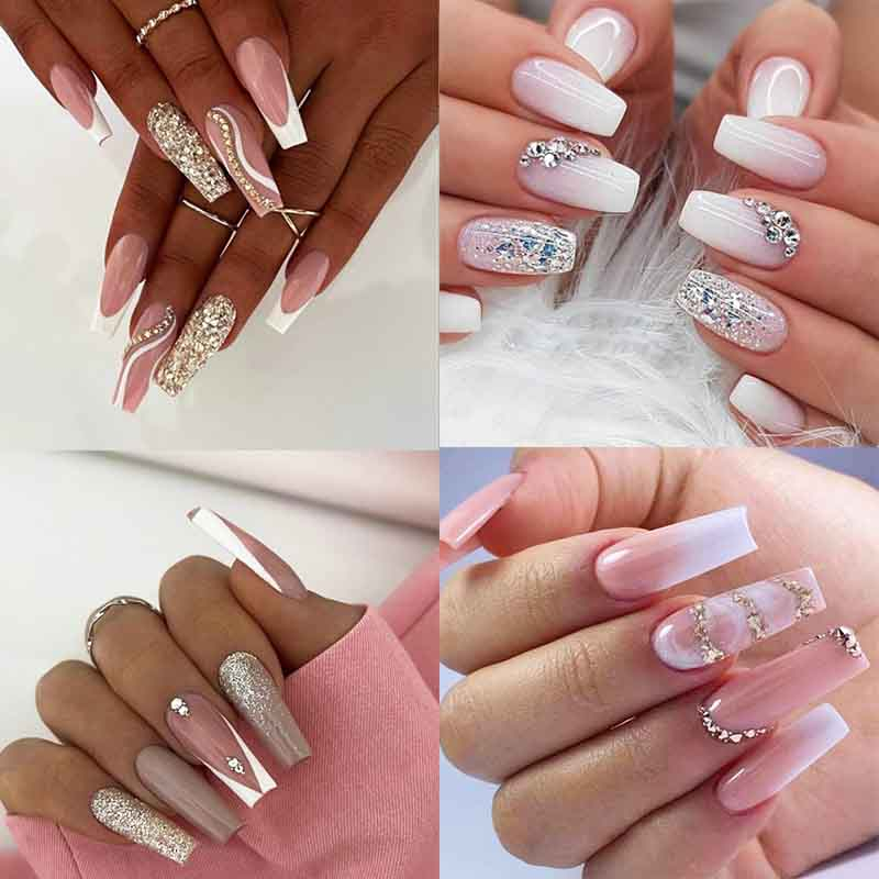 como fazer unhas bailarina em casa