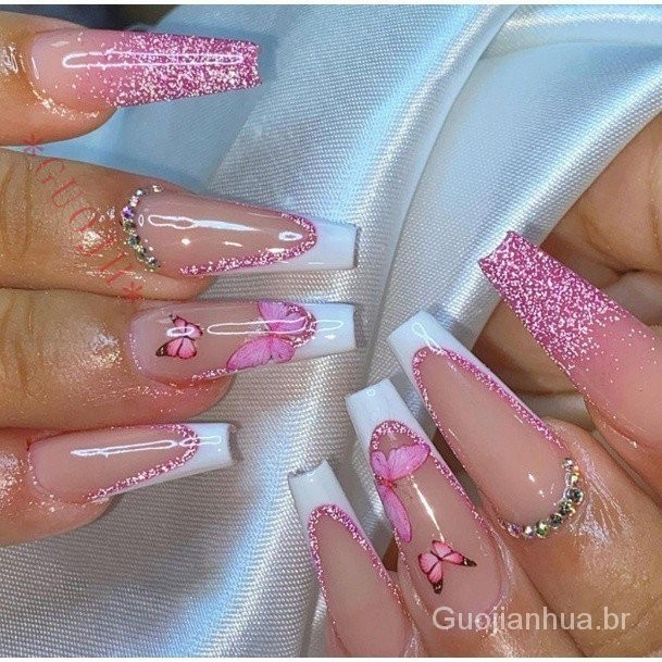 unhas bailarina francesinha