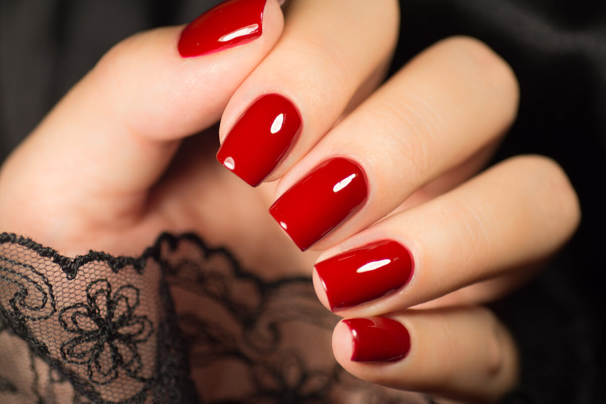 unhas decoradas fim de ano