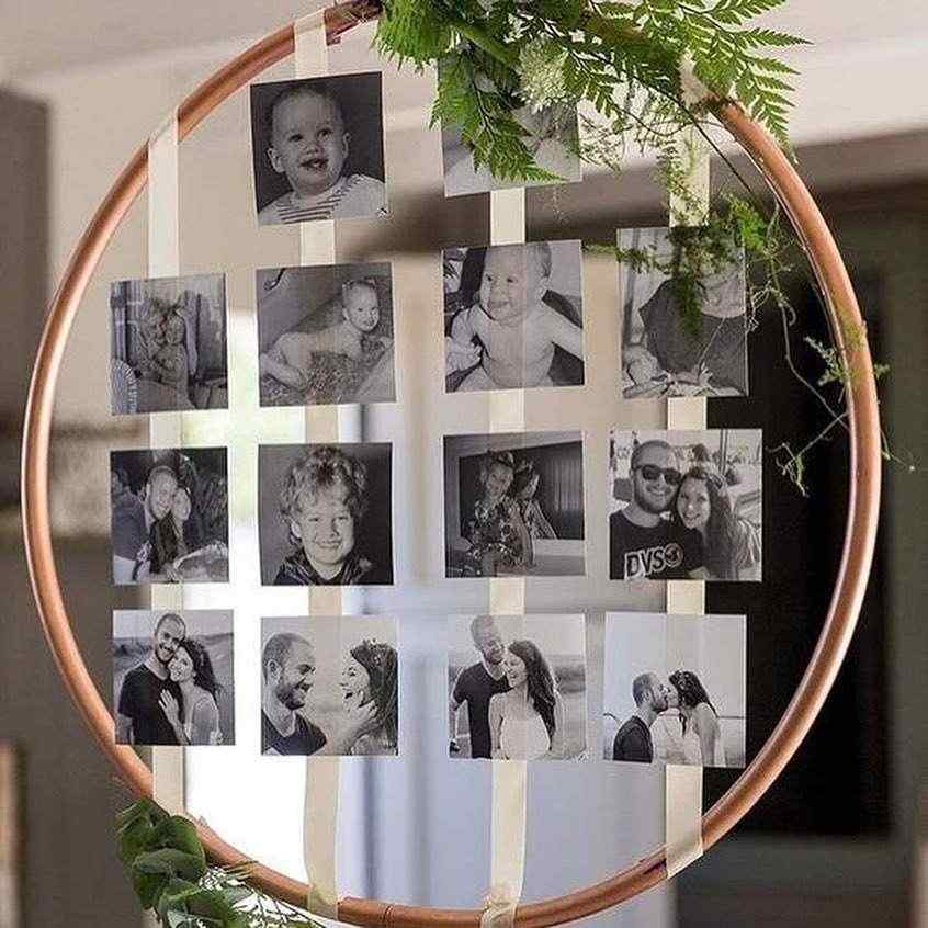 varal de fotos decoração aniversario