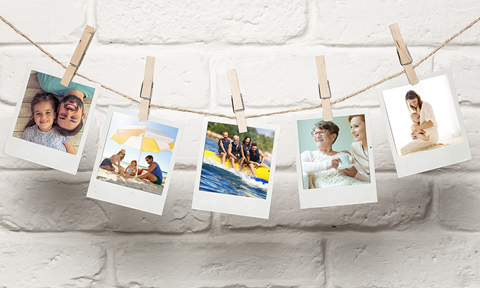 varal de fotos decoração aniversario