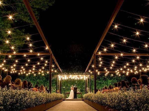 varal de lampadas para decoração