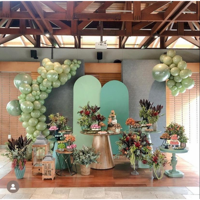 ideias decoração verde esmeralda musgo