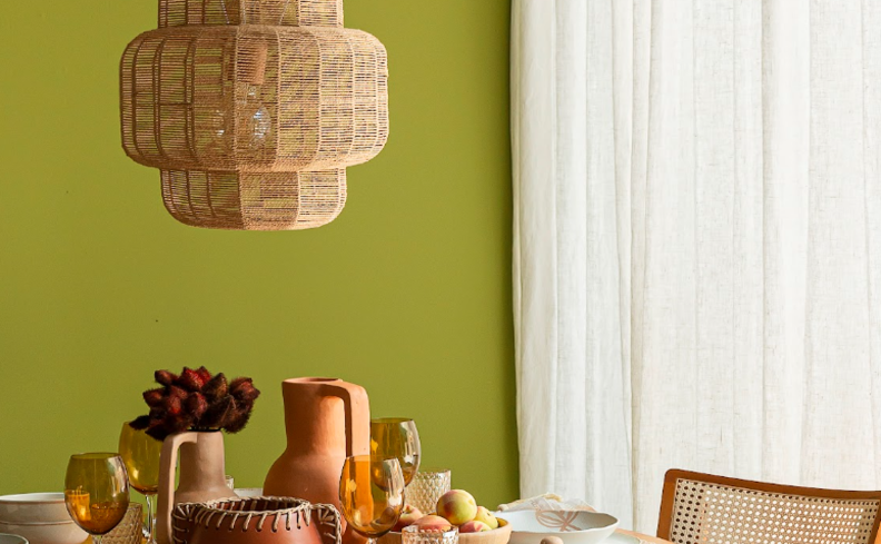 ideias decoração verde esmeralda musgo