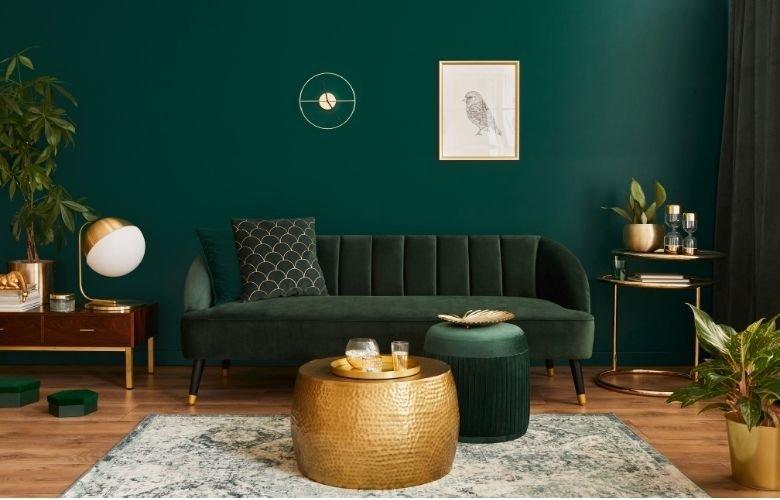 erros ao usar verde esmeralda musgo decoração