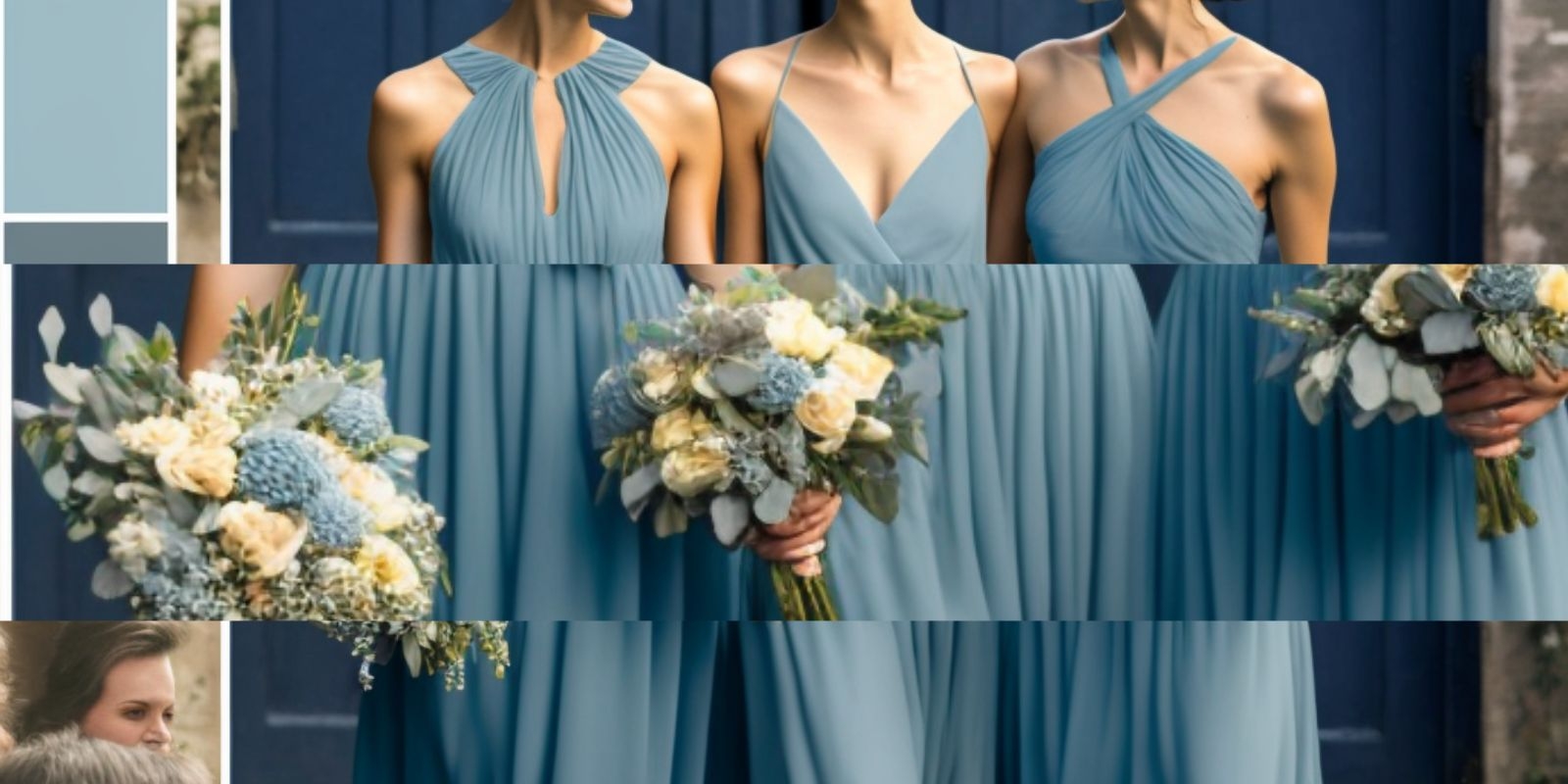 vestido azul celeste