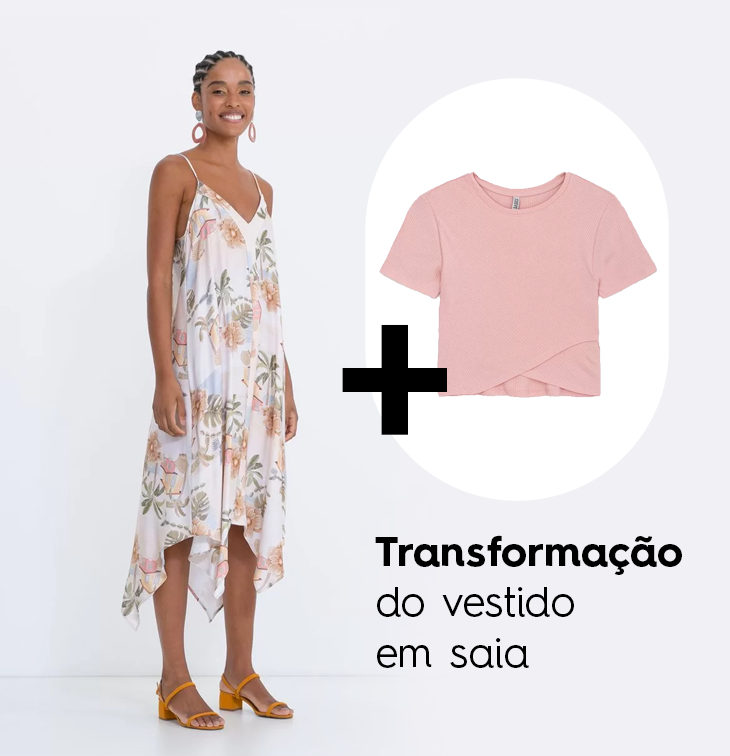 5 maneiras criativas de usar vestido com blusa
Como transformar seu vestido de alça em peça versátil
Dicas de tecidos e estampas para looks de sobreposição
O guia definitivo para usar vestido chemise
Tendências de sobreposição: vestido com blusa para 2026