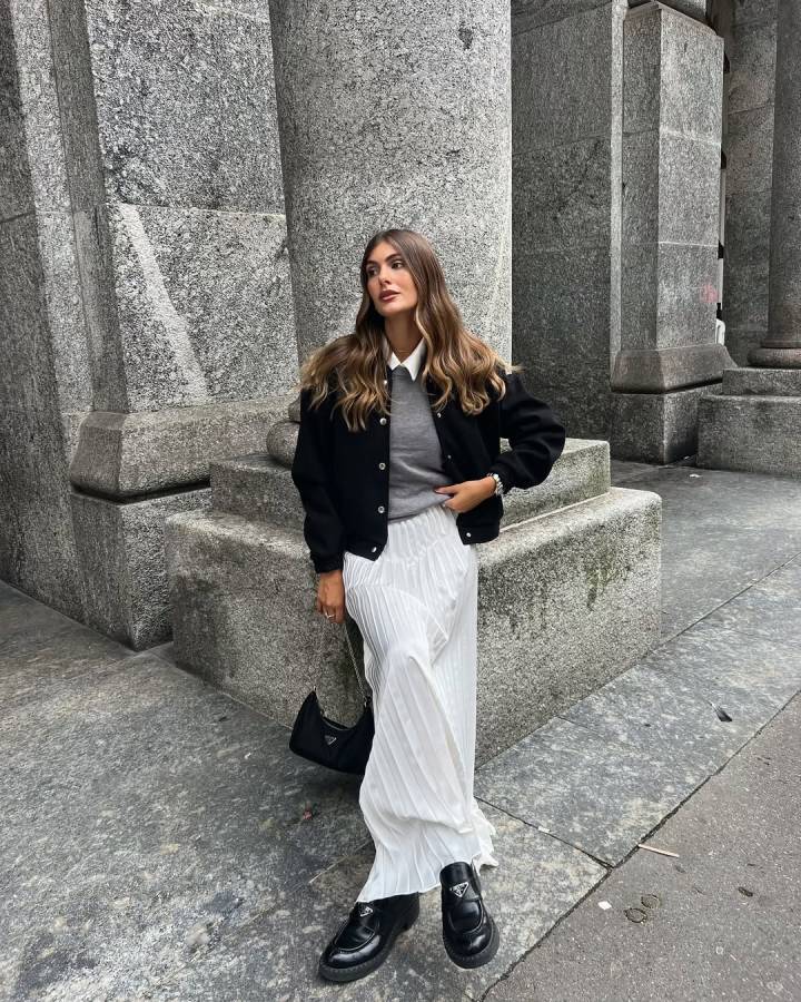 vestido com mocassim