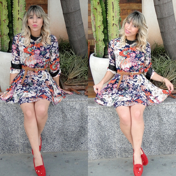 vestido com mocassim