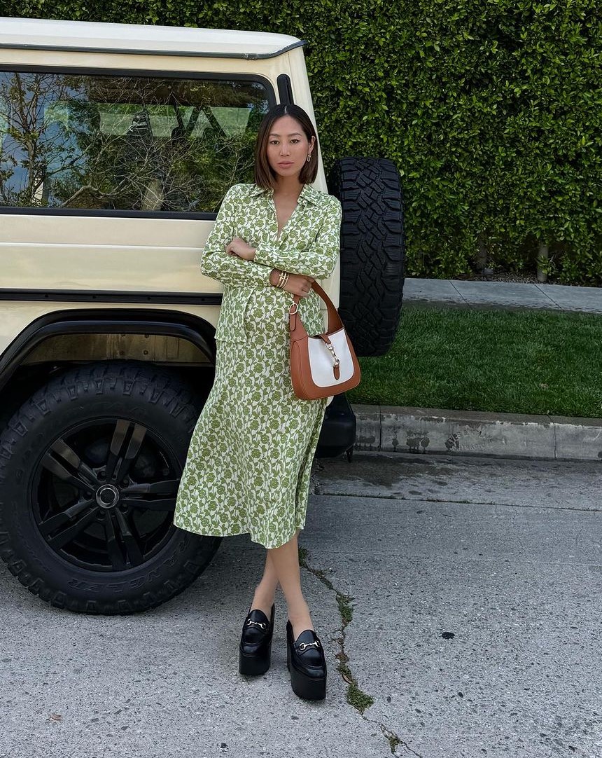 vestido com mocassim