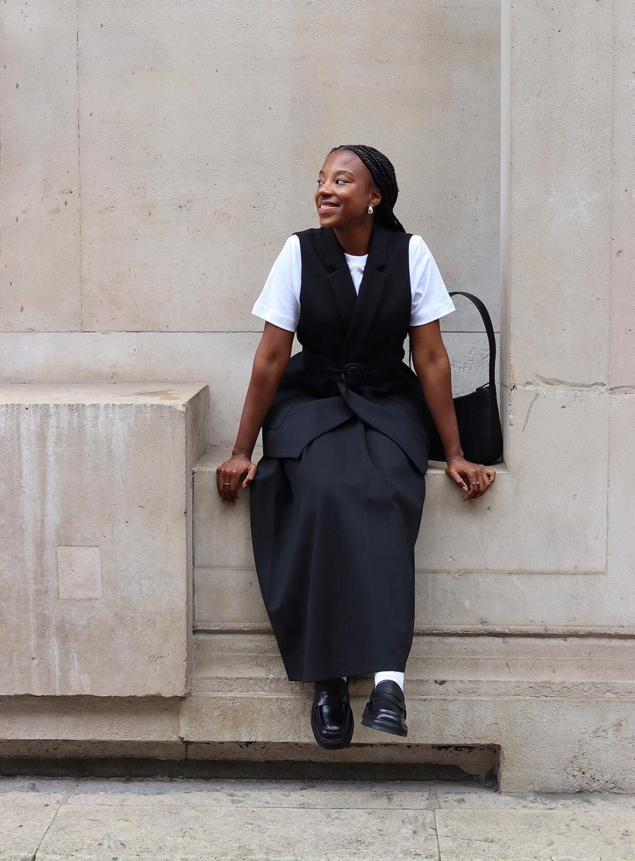 vestido com mocassim