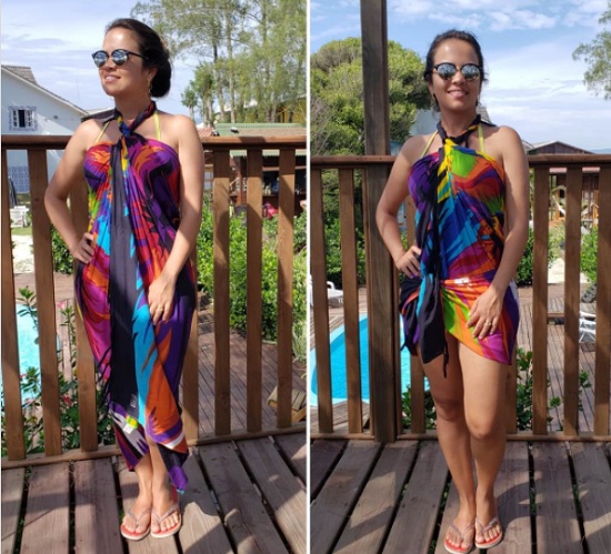 vestido de canga vs vestido de praia tradicional