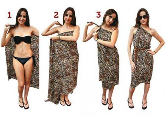 vestido de canga vs vestido de praia tradicional