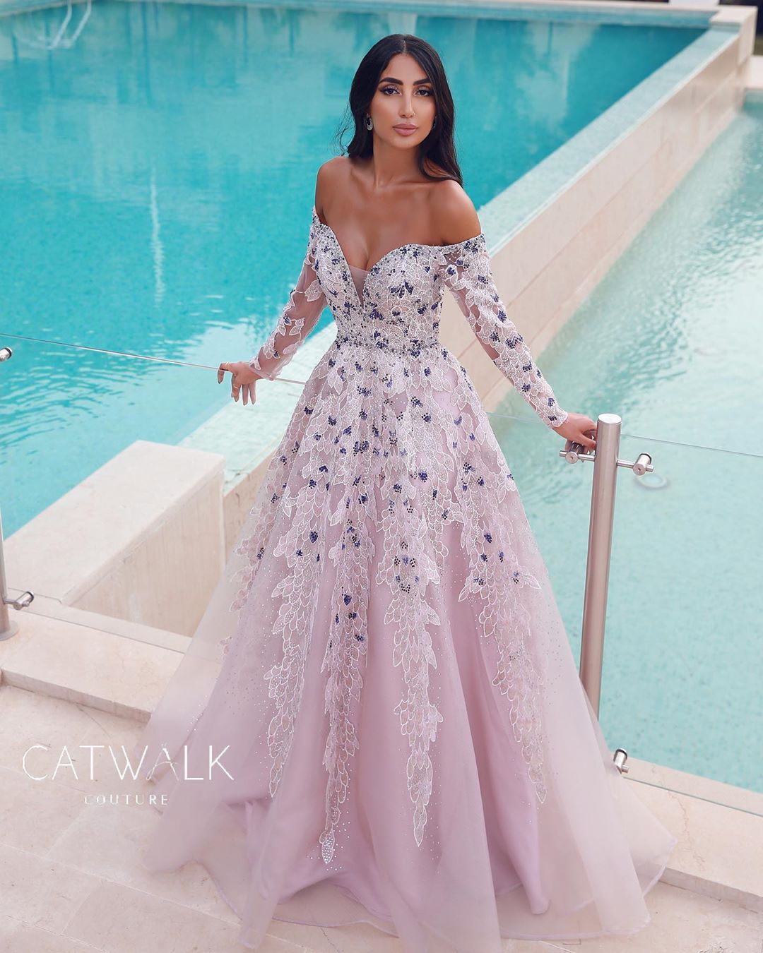 vestido de noiva rosa