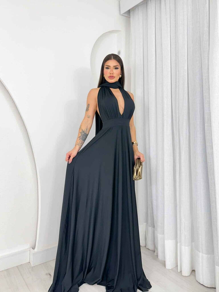 Vestido De Varias Amarrações