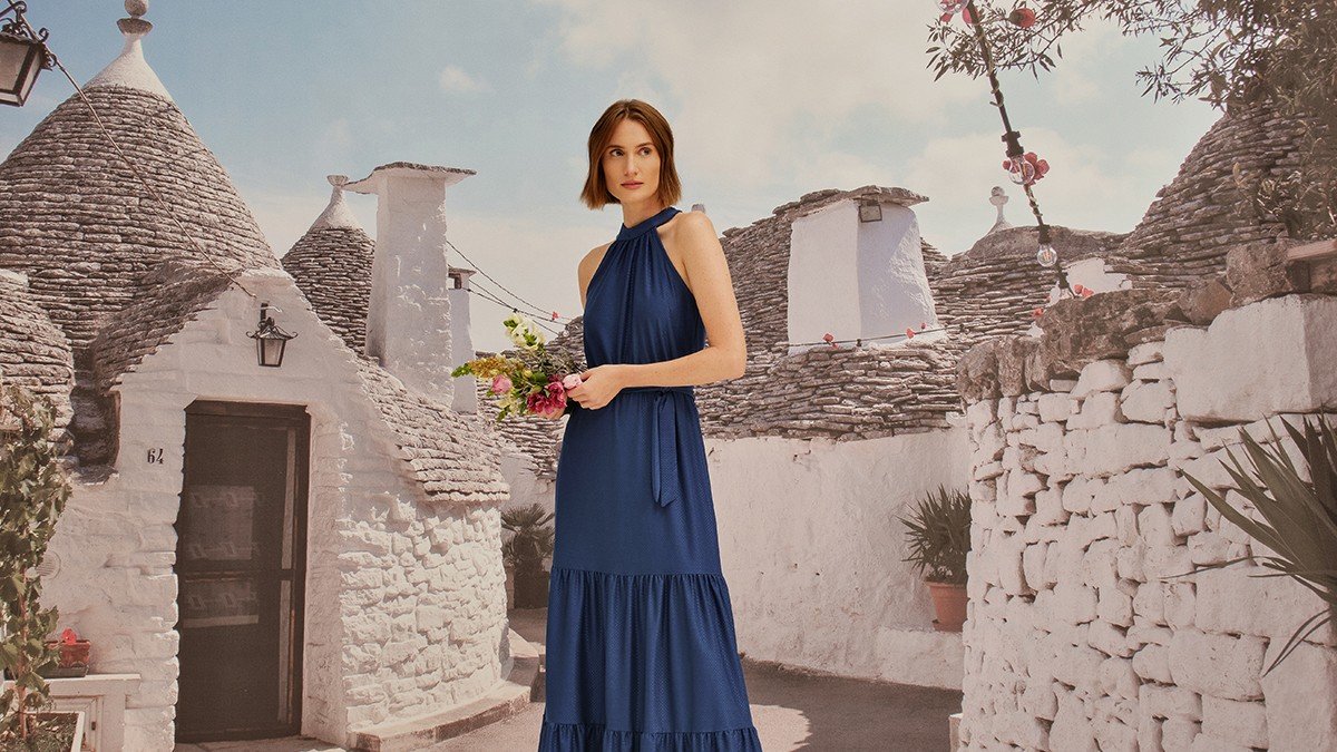 vestido longo esporte fino