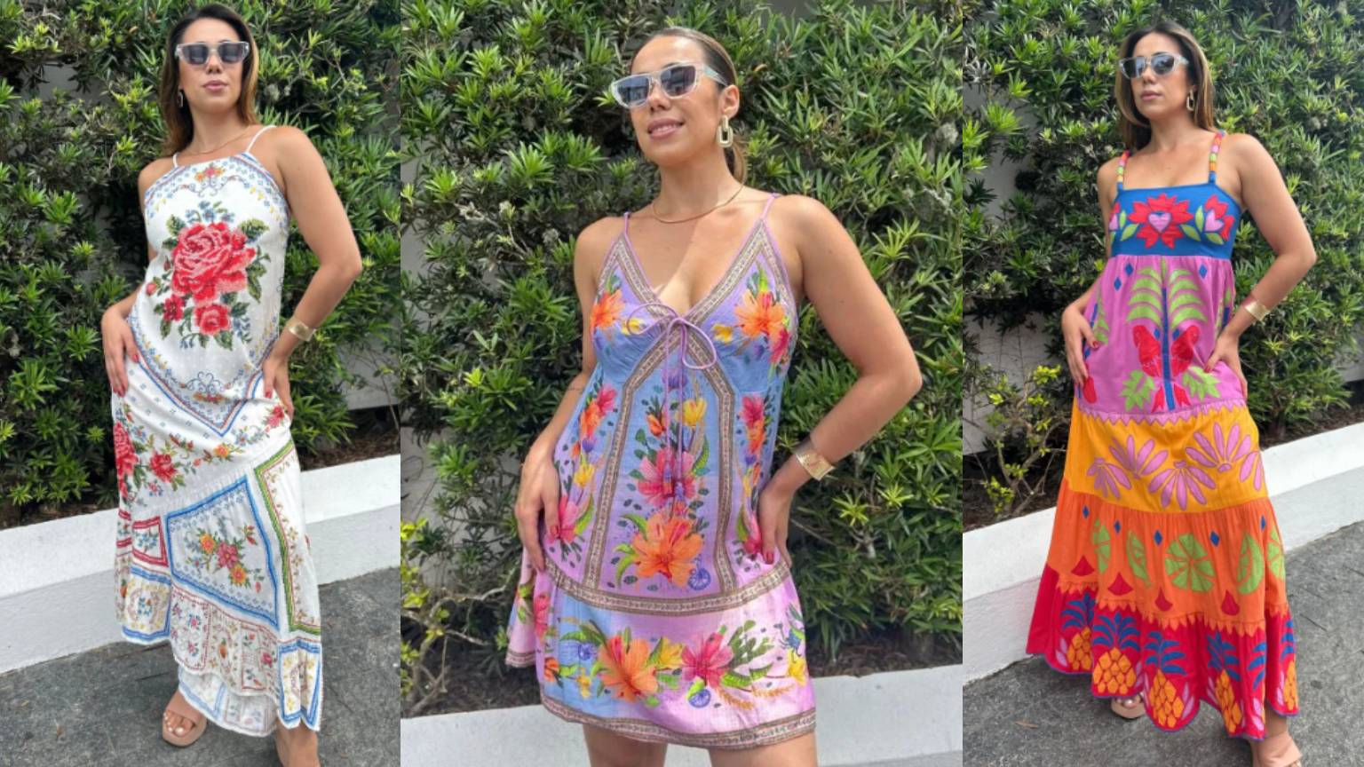 Vestido de verão em viscose