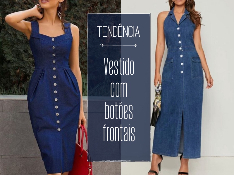 Truques de styling: Como usar cinto com vestidos de botões