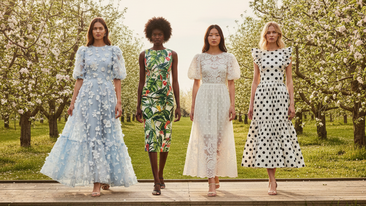 Como Usar Florais 3D em Vestidos de Festa 2026